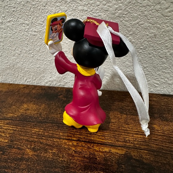 Minnie Graduation Selfie Disney Christmas Ornament - Picture 3 of 8